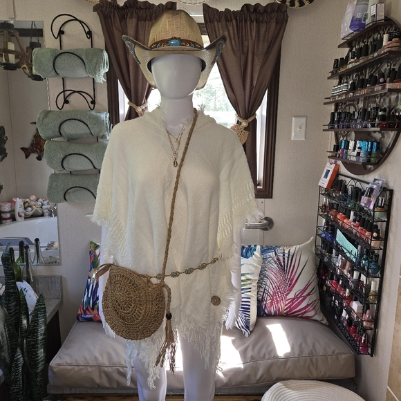 New! Beach Cover up Pullover Shawl(Coastal Couontry) - Picture 6 of 7